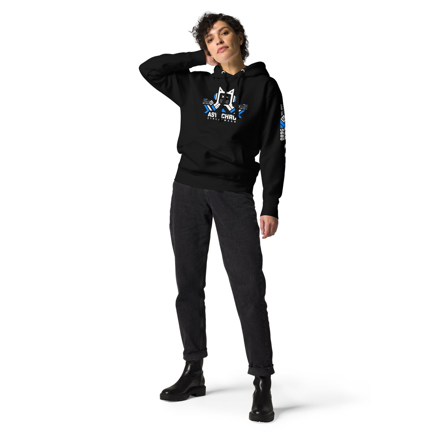 02- Kitty Pride Helmet Unisex Hoodie